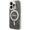 Guess GUHMP15LH4STK iPhone 15 Pro 6.1 czarny/black hardcase IML 4G MagSafe
